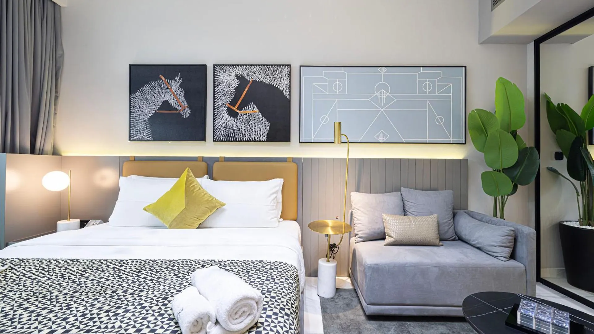 Apartment Chic Studio 5 Min Walk To Dubai Mall & Burj