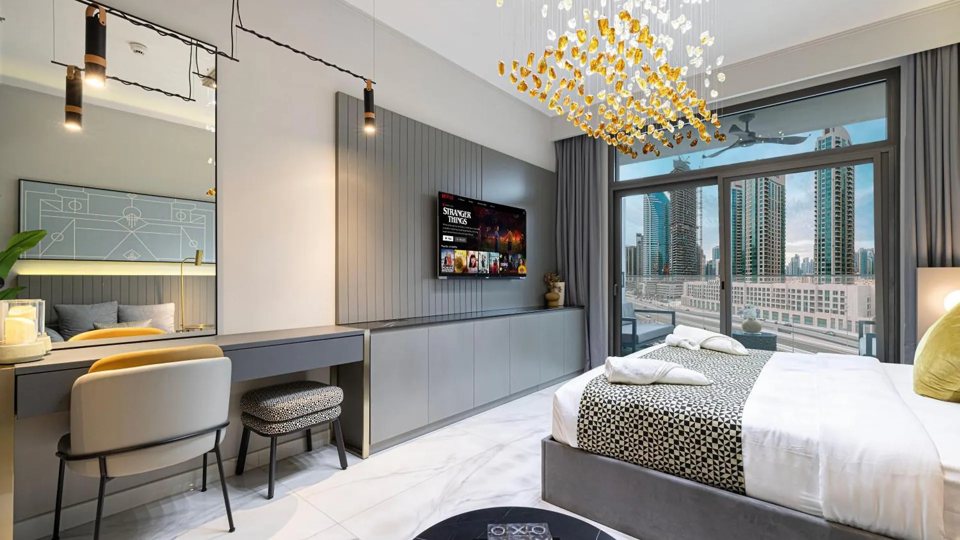 Chic Studio 5 Min Walk To Dubai Mall & Burj United Arab Emirates
